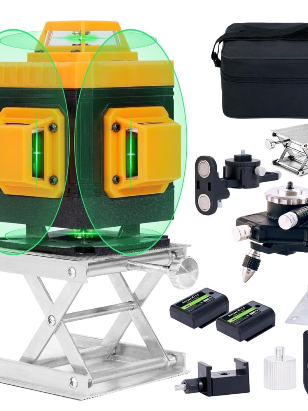 NEW Angel Kiss 4D Self-Leveling Laser Level Bright 4x 360 Planes 100ft Range for